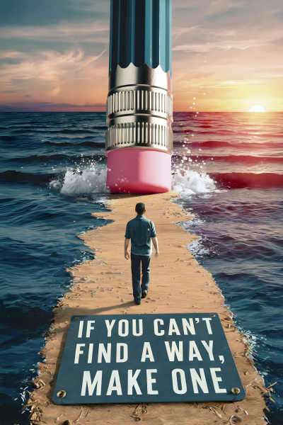 If You Can't Find A Way Make One - Postickers™ Poster Print