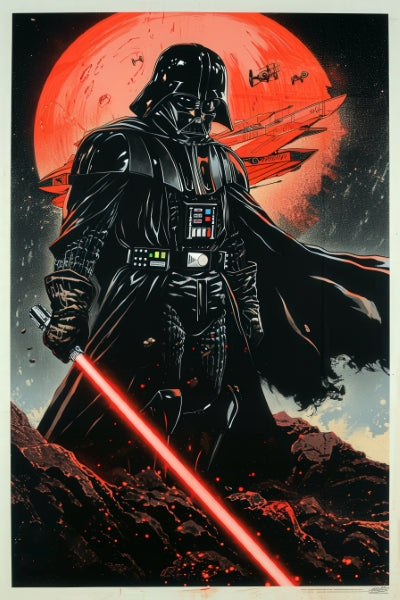 Darth Saber - Postickers™ Poster Print