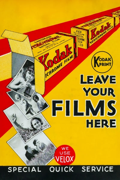 Vintage Ads Kodak Film Poster Print - Postickers™ Poster Print