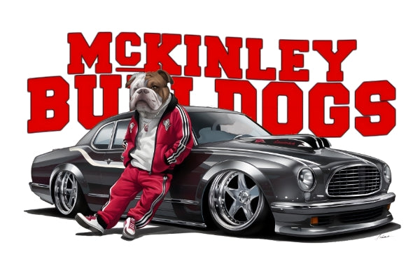 Schools McKinley Bulldogs G-Dog - Postickers™ Poster Print