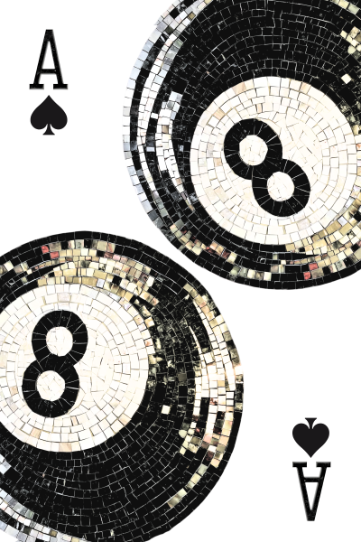 Aces and Eight Balls - Postickers™ Poster Print