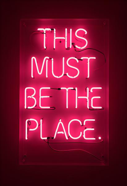 This Must Be The Place - Postickers Poster Print