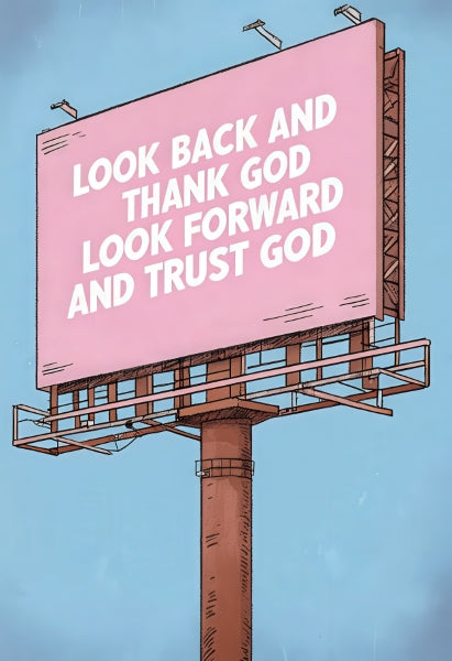 Thank God and Trust God - Postickers™ Poster Print