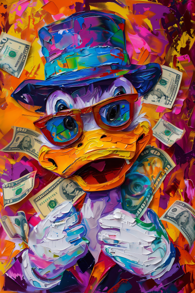 Donald Money - Postickers™ Poster Print