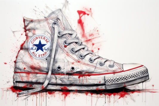 One Chuck White - Postickers™ Poster Print