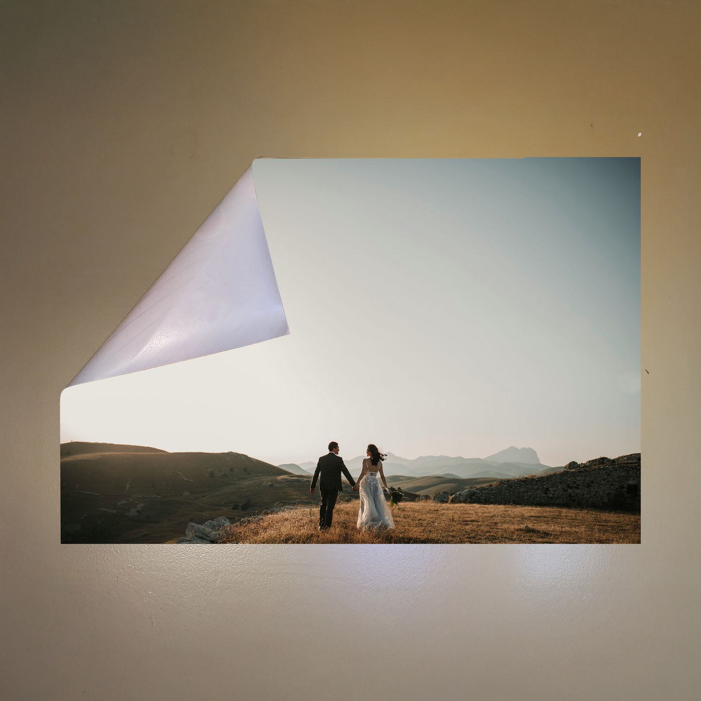 Custom WEDDING Postickers™ Poster Peel